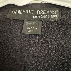 Barefoot Dream Cozy Lite Black Cardigan